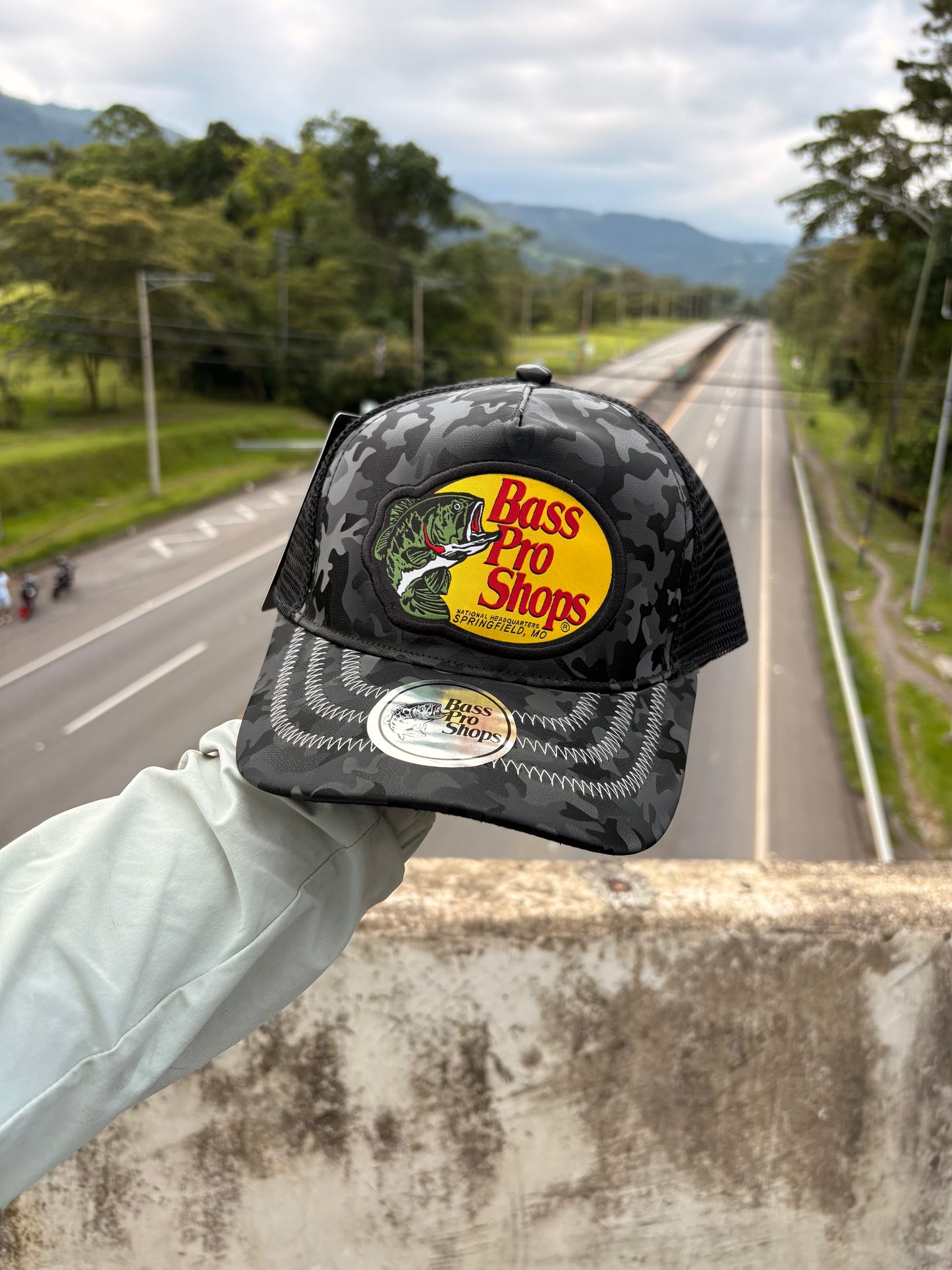 BASS PRO SHOP CAMUFLAJE BLACK