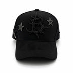 BARBAS HATS  B CHORME BLACK