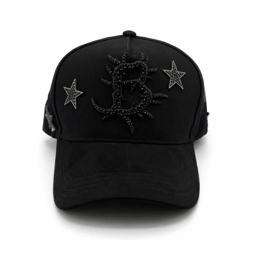 BARBAS HATS  B CHORME BLACK