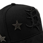BARBAS HATS  B CHORME BLACK