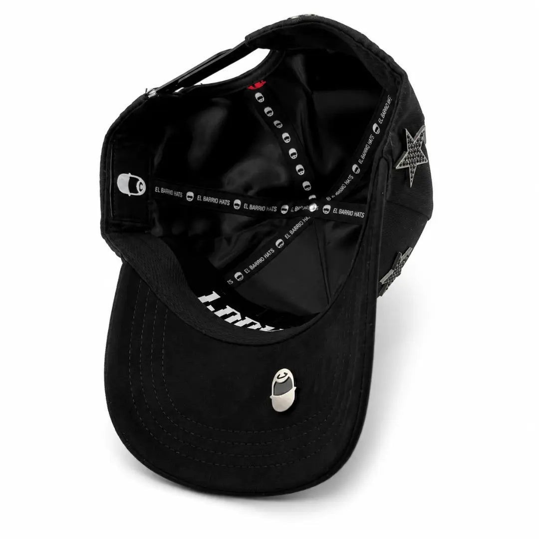 BARBAS HATS  B CHORME BLACK