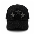 BARBAS HATS BLACK THREE STAR