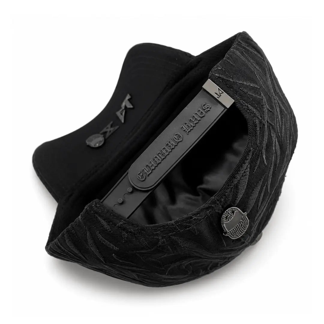 BARBAS HATS BLACK THREE STAR