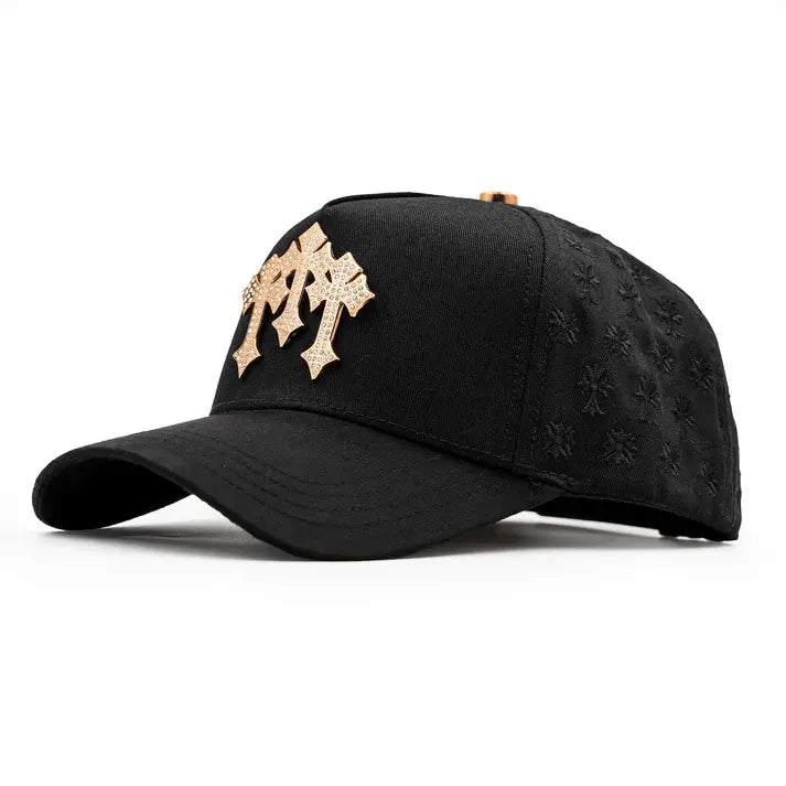 CHROME GOLD ROSE BARBAS HATS