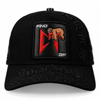 Gorra Fino Tumbado Black Trucker GF 018