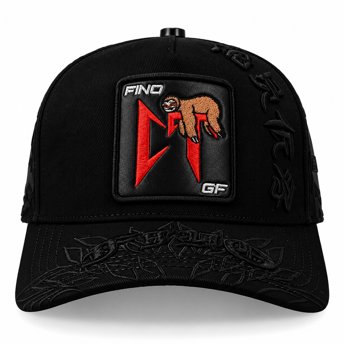 Gorra Fino Tumbado Black Trucker GF 018